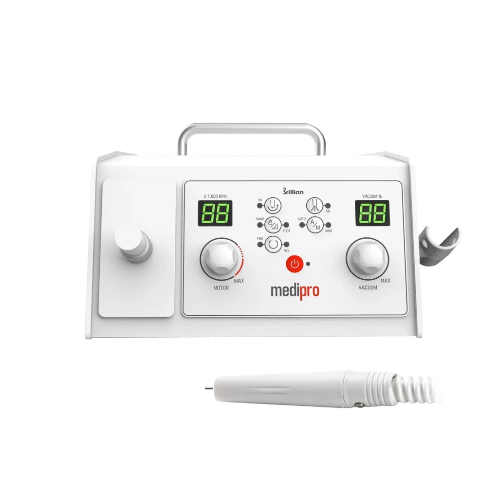 Saeshin MediPro Vacuum Premium Pedicure Drill with HMD03 Brushless handpiece (Available by request) - Level Up Beauty Supply