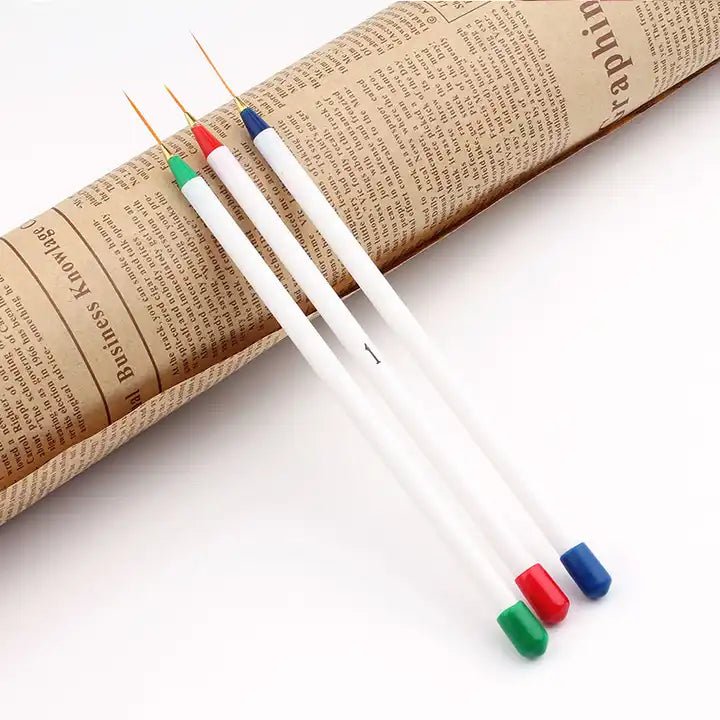 Set of 3 Liner Brushes - Level Up Beauty Supply