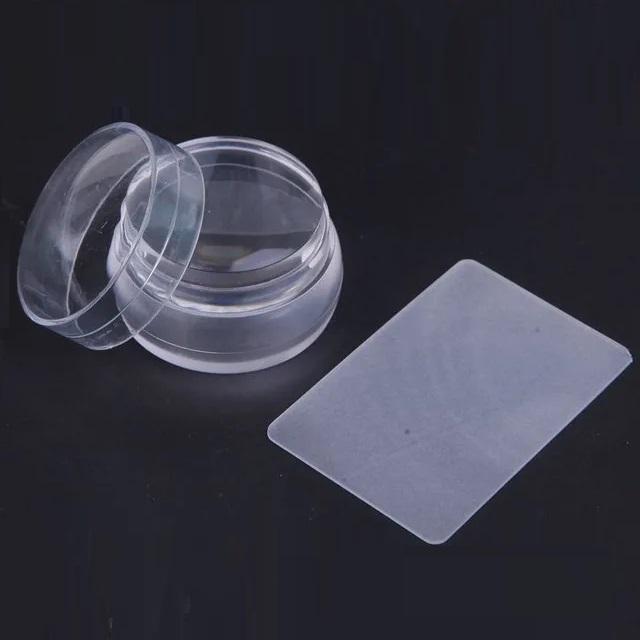 Silicone Nail Stamper with short handle