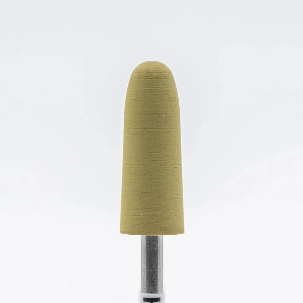 Silicone Polisher Bit, Rounded Bullet, Extra Fine (H - 340) - Level Up Beauty Supply