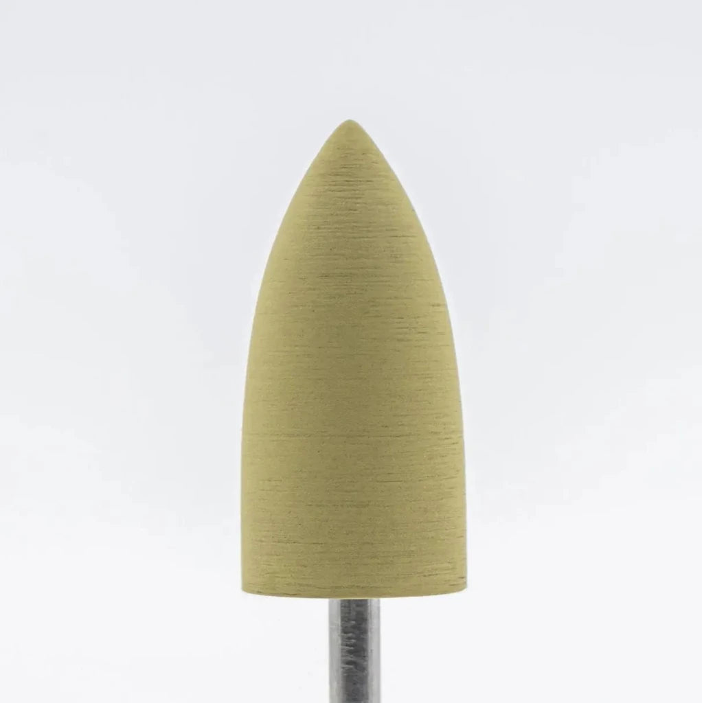 Silicone Polisher Bit, Thick Bullet, Extra Fine (H - 332) - Level Up Beauty Supply