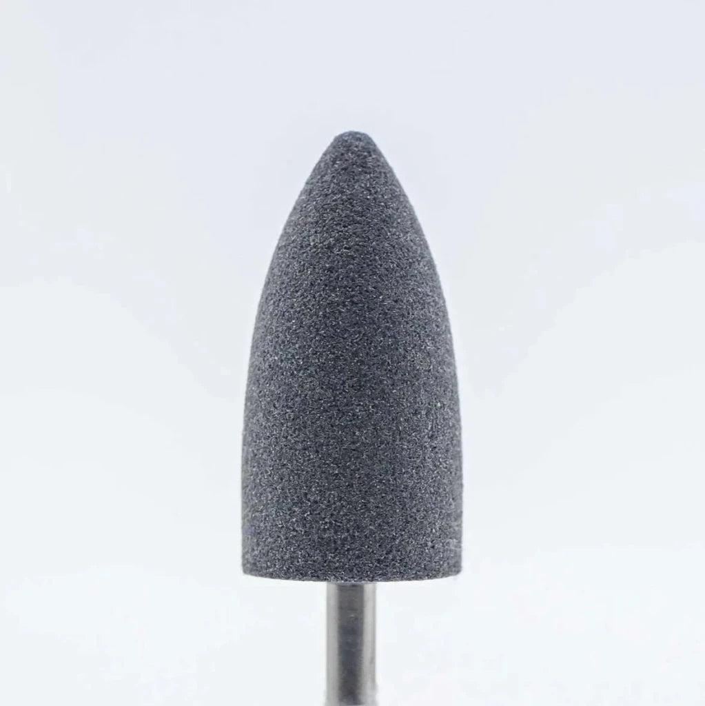 Silicone Polisher Bit, Thick Bullet, Fine (H - 332) - Level Up Beauty Supply