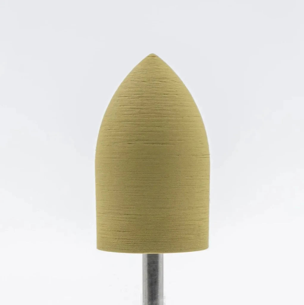 Silicone Polisher Bit, Thin Bullet, Extra fine (H - 330) - Level Up Beauty Supply