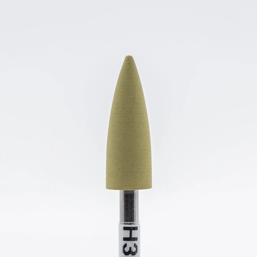 Silicone Polisher Bit, Thin Bullet, Extra fine (H-338) - Level Up Beauty Supply