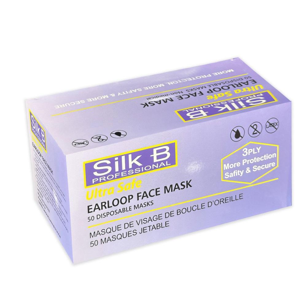 Silk B Disposable 3 Ply Face Mask (Non-medical), 50pcs