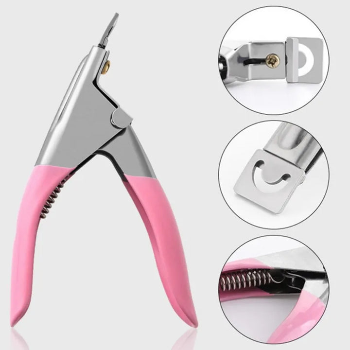 Soft Gel Tips Cutters, pink