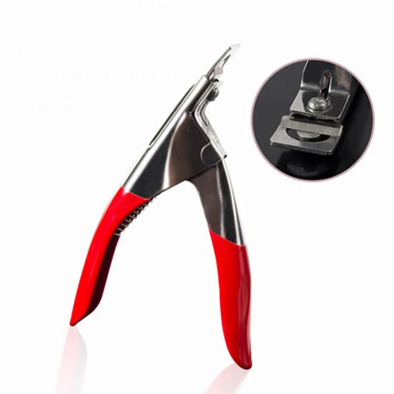 Soft Gel Tips Cutters, red