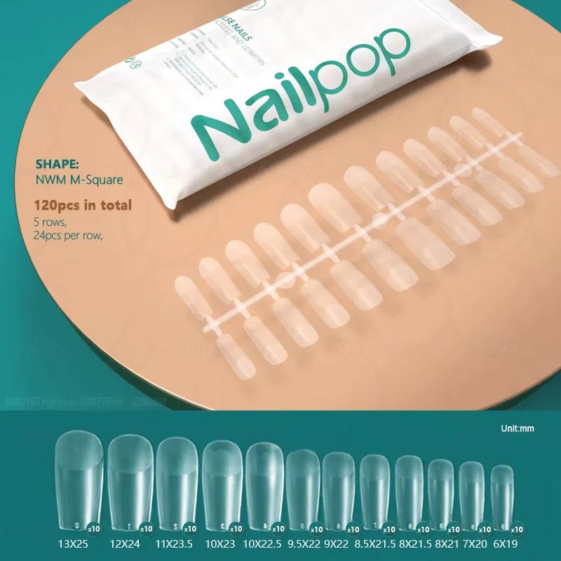 Soft Gel Tips (Matte) - Level Up Beauty Supply