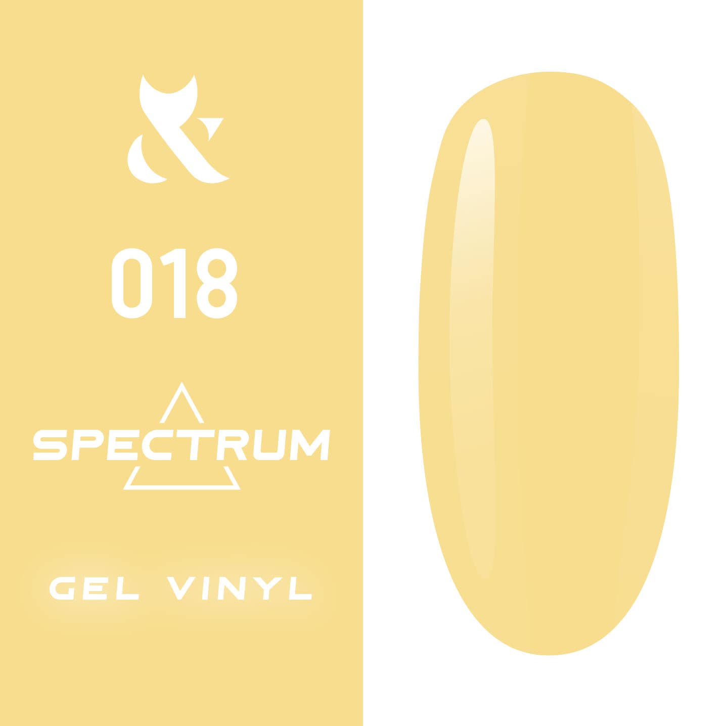 F.O.X gel-polish gold Spectrum 018 - Level Up Beauty Supply