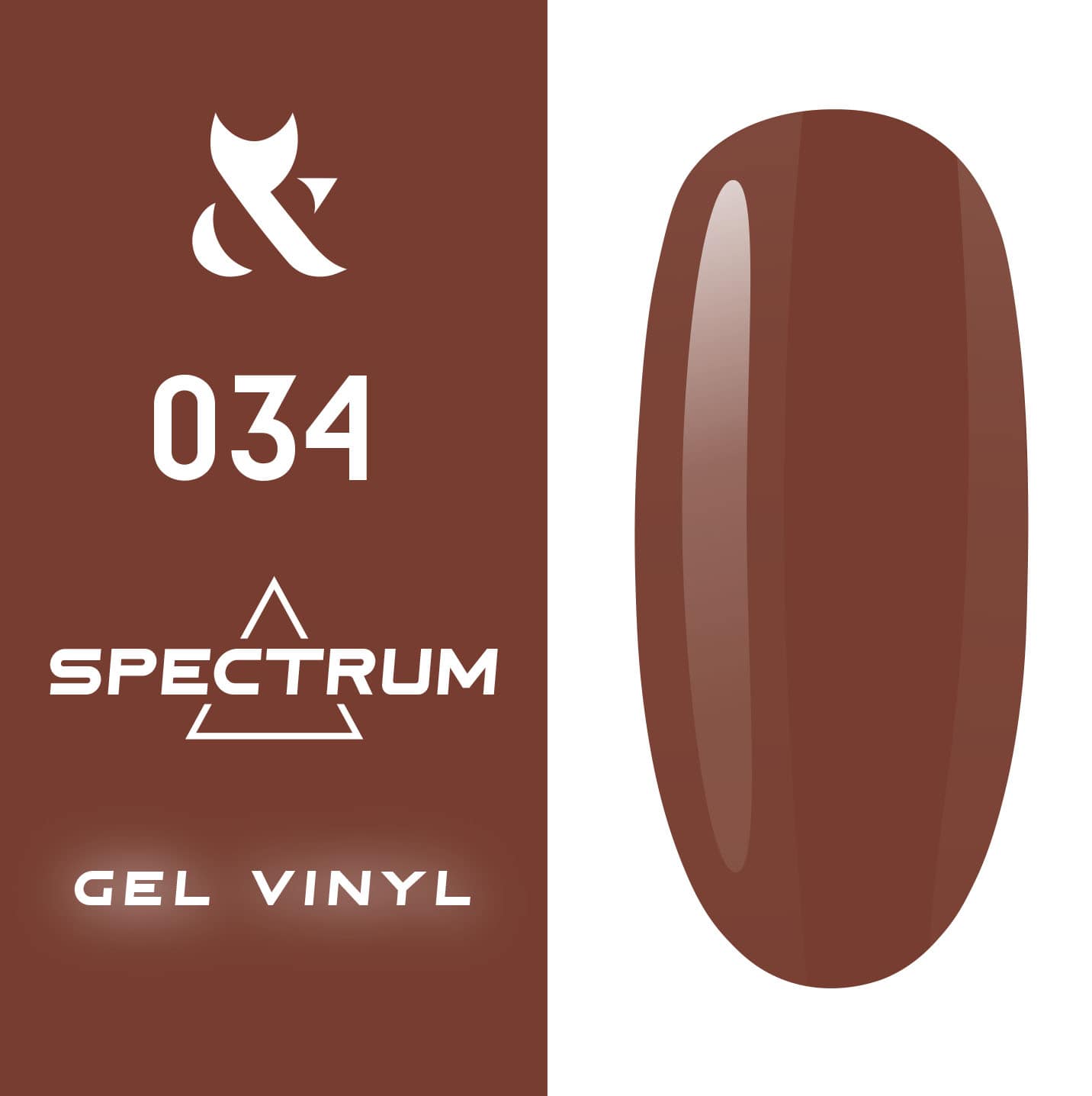 F.O.X gel-polish gold Spectrum 034 - Level Up Beauty Supply