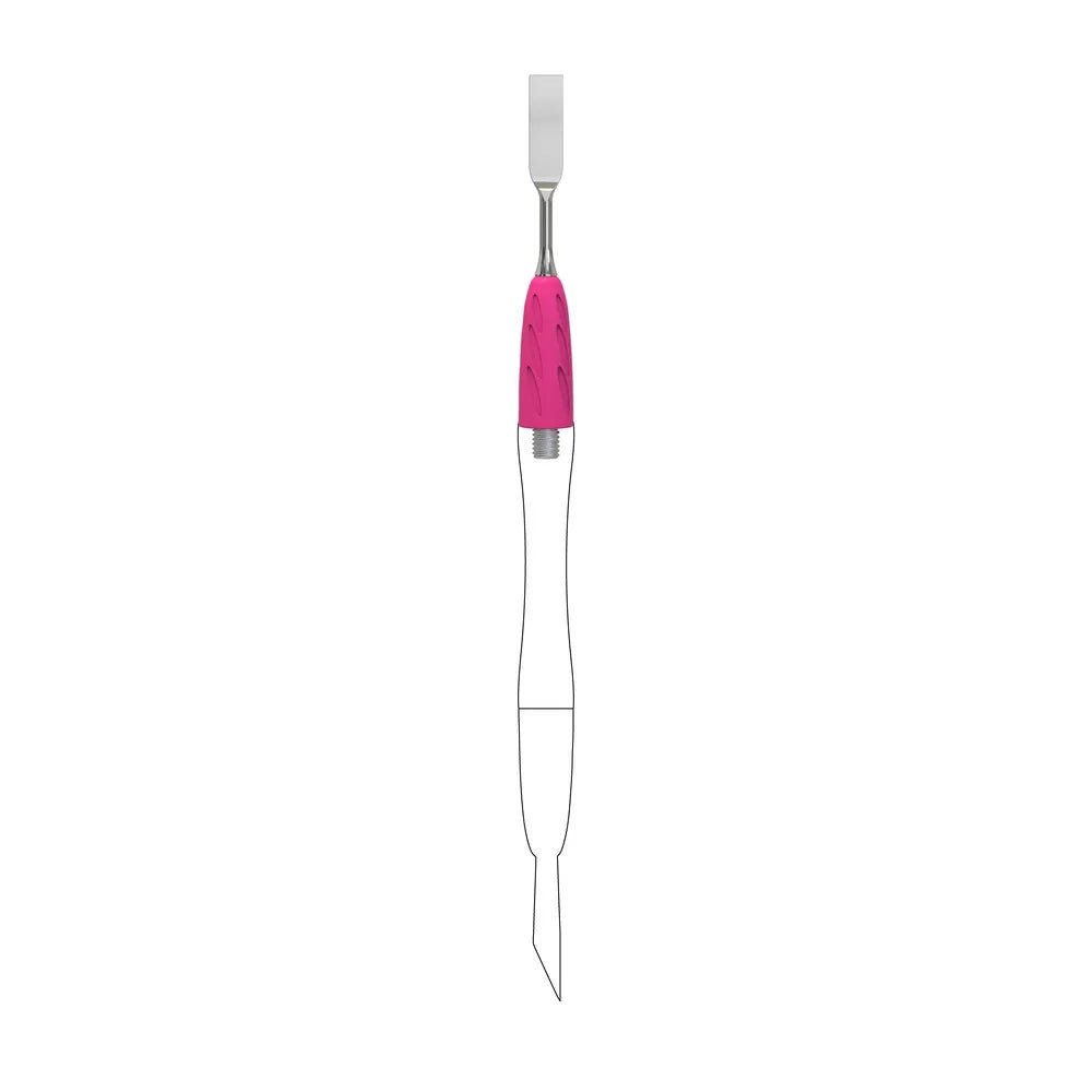 Staleks Interchangeable Attachment Combo UNIQ 18 straight flat pusher - Level Up Beauty Supply