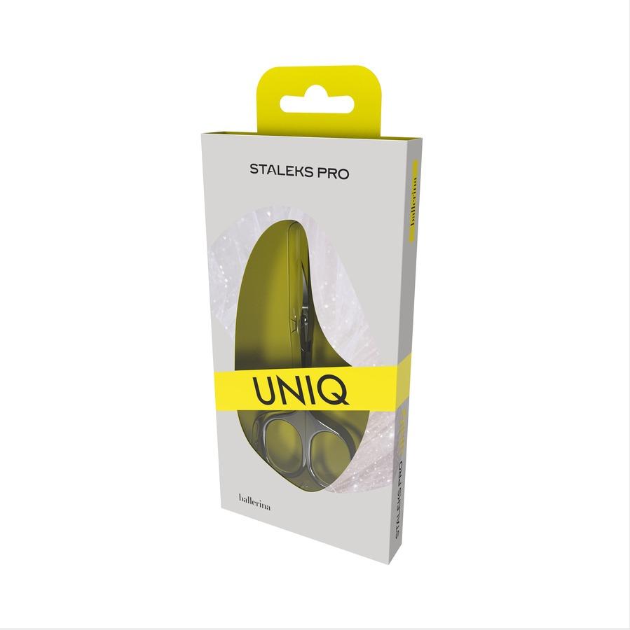 Staleks Pro UNIQ 10 Type 3 Ballerina Cuticle Scissors (SQ - 10/3) - Level Up Beauty Supply