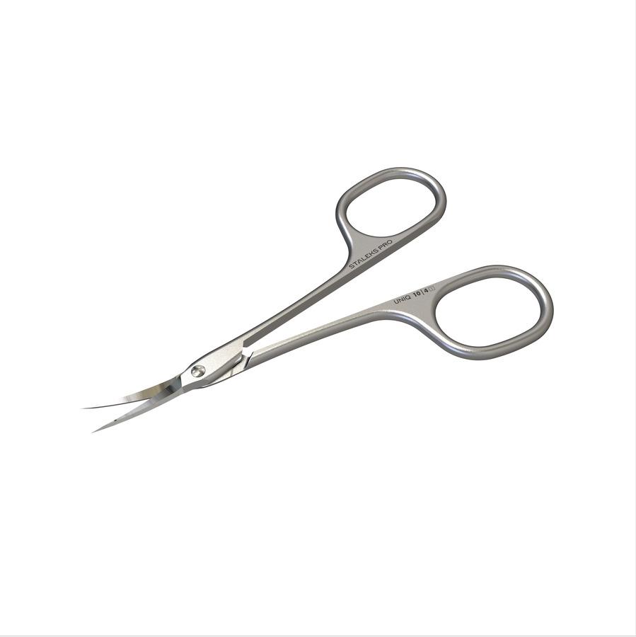 Staleks Pro UNIQ 10 Type 4 Ballerina Cuticle Scissors (SQ - 10/4) - Level Up Beauty Supply