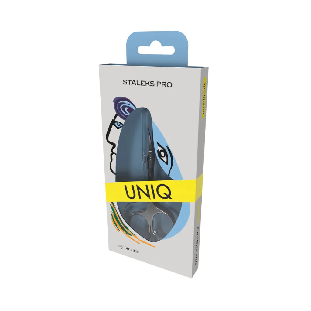 Staleks Pro UNIQ 20 Type 4 Asymmetric Cuticle Scissors (SQ - 20/4) - Level Up Beauty Supply