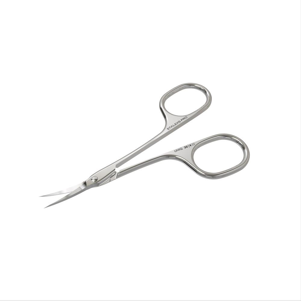 Staleks Pro UNIQ 30 Type 4 Asymmetric Cuticle Scissors (SQ - 30/4) - Level Up Beauty Supply