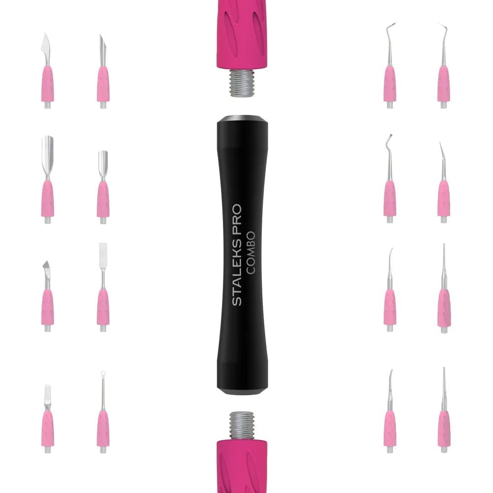 Staleks Stalkes Pusher Handle Combo UNIQ 10b - Level Up Beauty Supply