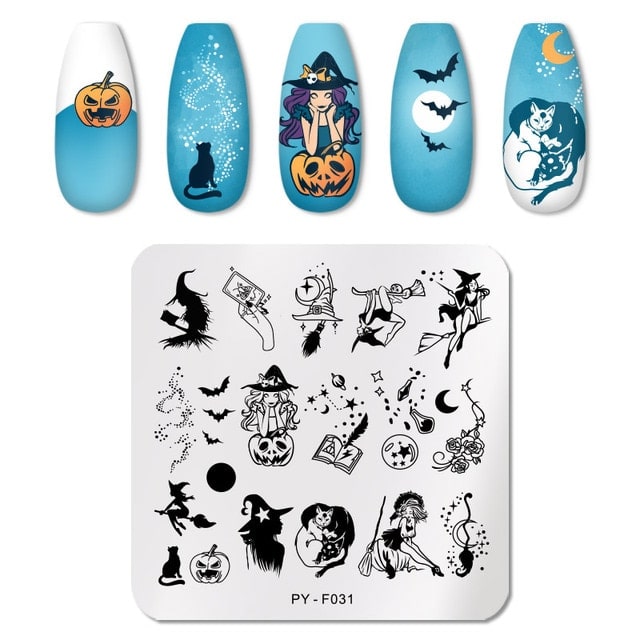 Stamping Plate Halloween (PY-F031)