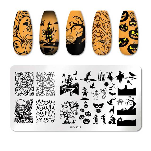 Stamping Plate Halloween (PY-J012)