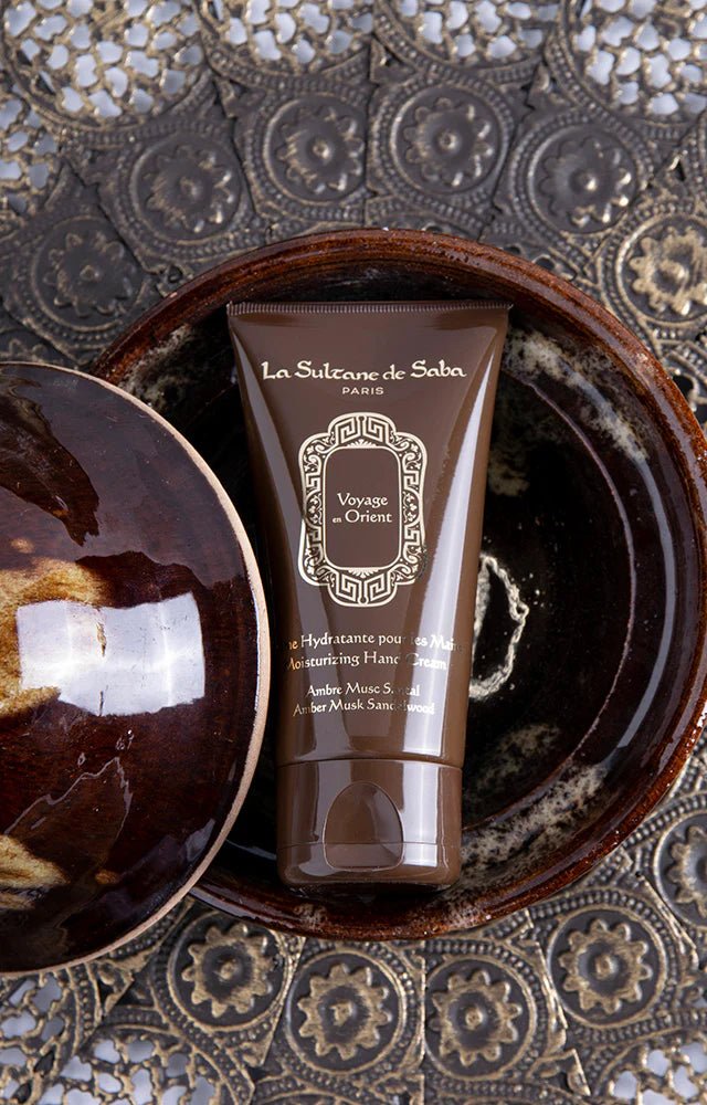 Sultane De Saba - Moisturizing Hand Cream - Amber Musk Sandalwood, 50ml - Level Up Beauty Supply
