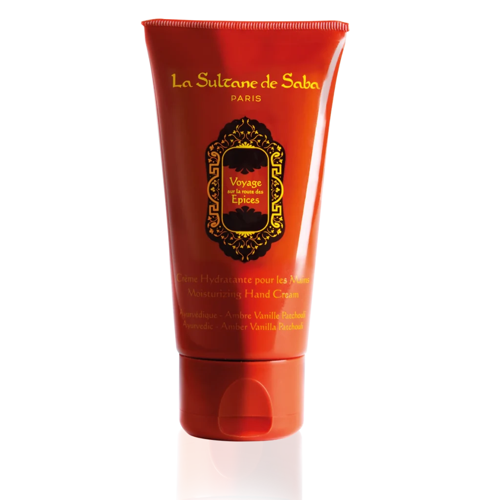Sultane De Saba - Moisturizing Hand Cream Oriental Ayurvedic - Amber Vanilla Patchouli, 50ml - Level Up Beauty Supply