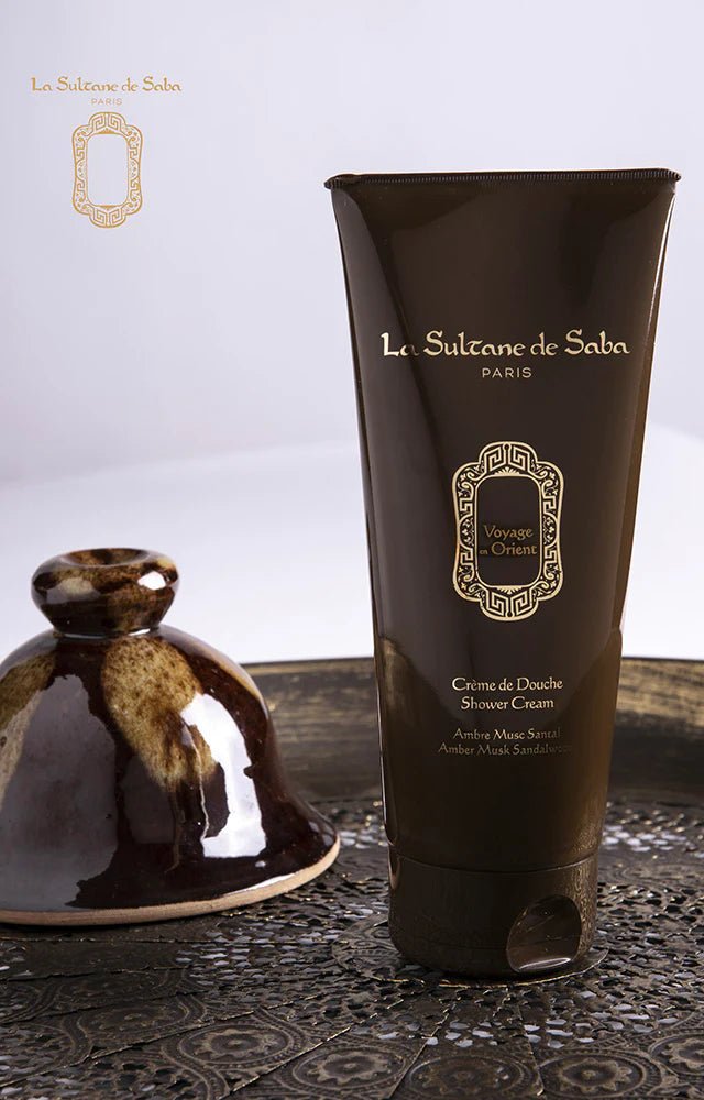 Sultane De Saba - Shower Cream - Amber Musk Sandalwood, 200ml - Level Up Beauty Supply
