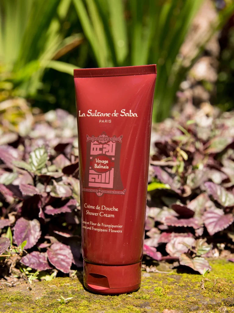 Sultane De Saba - Shower Cream - Lotus and Frangipani Flower, 200ml - Level Up Beauty Supply