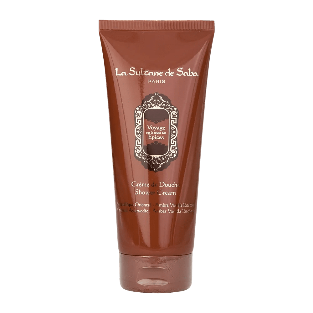 Sultane De Saba - Shower Cream Oriental Ayurvedic - Amber Vanilla Patchouli, 200ml - Level Up Beauty Supply