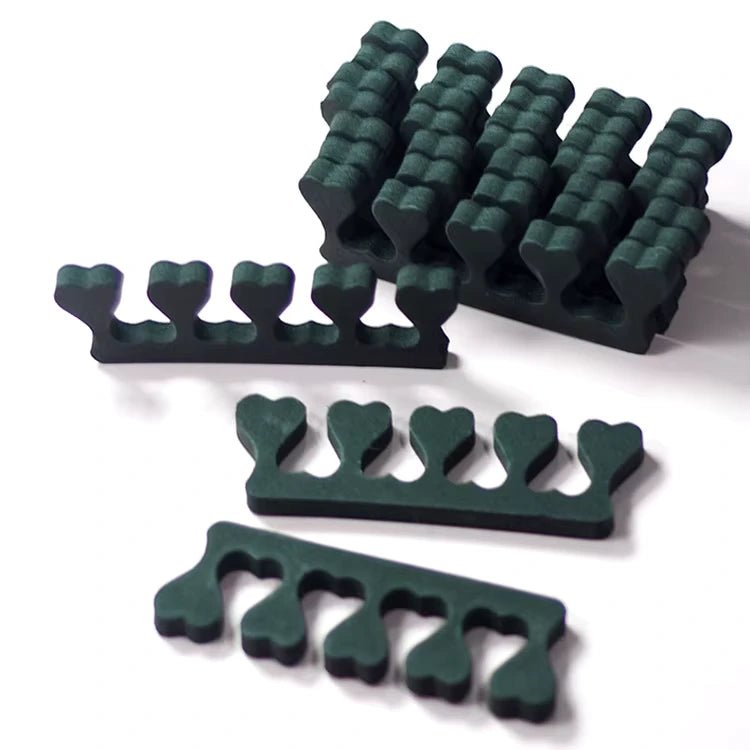 Toe Dividers, Black, 10 pairs - Level Up Beauty Supply