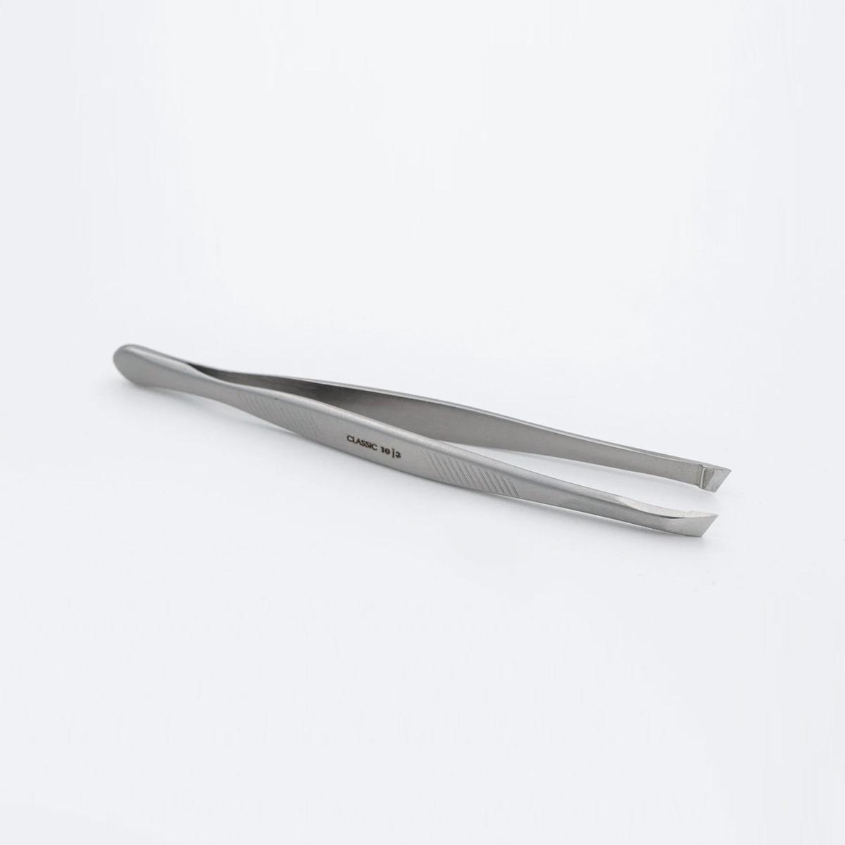 Tweezers with Slant Tip STALEKS CLASSIC 10 Type 3 - Level Up Beauty Supply