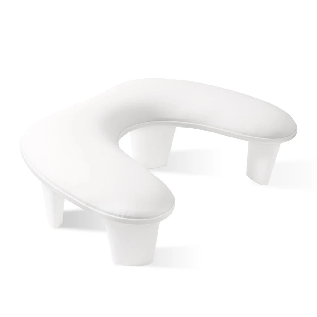 U - Shape Armrest, white - Level Up Beauty Supply