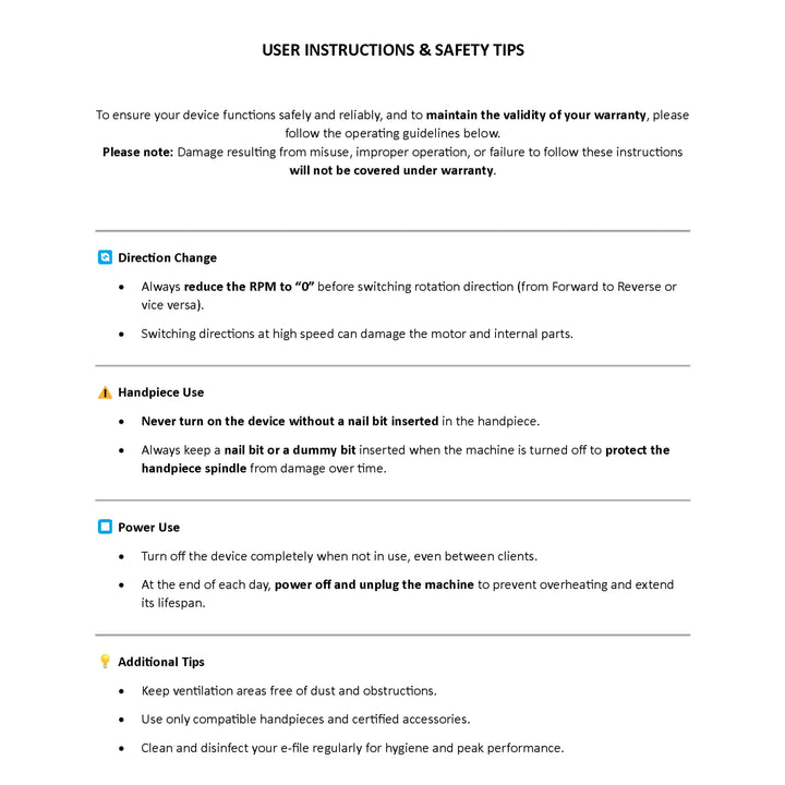 Saeyang Marathon 3 Mighty E-file with M45 Handpiece (NEW & IMPROVED)