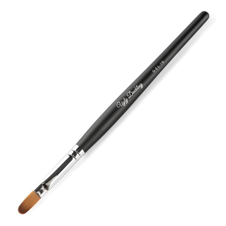 Ugly Duckling Gel 10 Brush with Matte Black Wood Handle - Level Up Beauty Supply