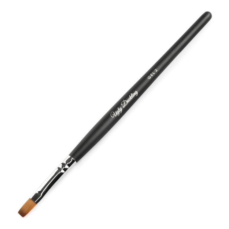 Ugly Duckling Gel 2 Brush with Matte Black Wood Handle - Level Up Beauty Supply
