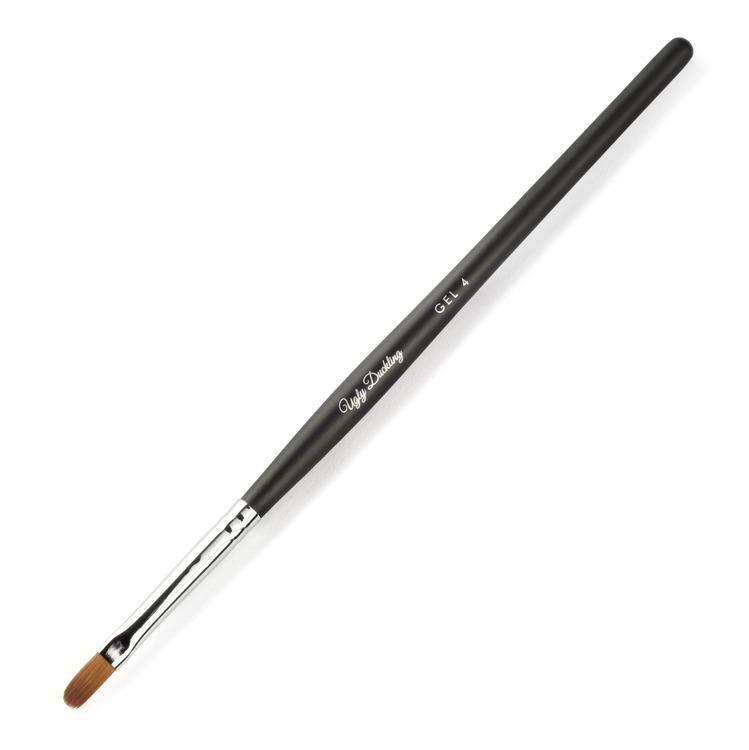Ugly Duckling Gel 4 Brush with Matte Black Wood Handle - Level Up Beauty Supply