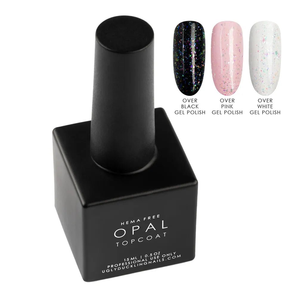 Ugly Duckling Opal HEMA - Free No Wipe Top Coat, 15ml - Level Up Beauty Supply