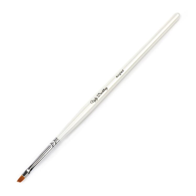 Ugly Duckling Pearl Wood Brush - Angled - Level Up Beauty Supply