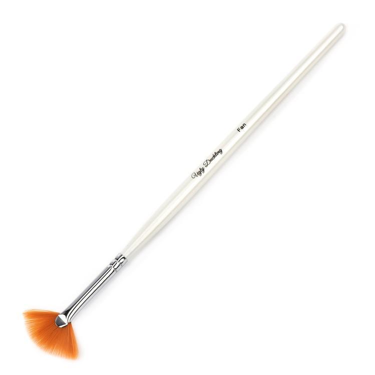 Ugly Duckling Pearl Wood Brush - Fan - Level Up Beauty Supply