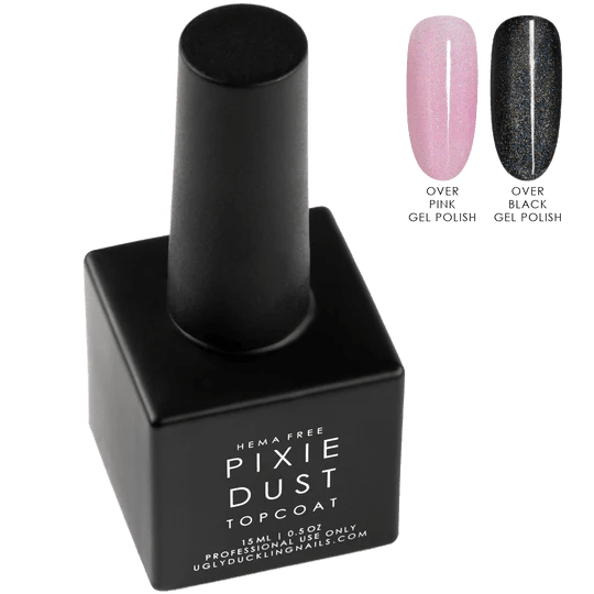 Ugly Duckling Pixie Dust HEMA - Free Iridescent Cat Eye Top Coat, 15ml - Level Up Beauty Supply