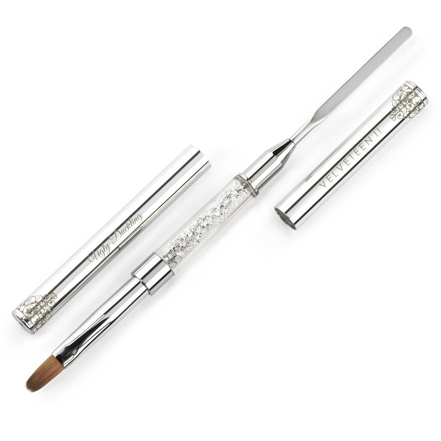 Ugly Duckling Premium Crystal Velveteen II Brush - Level Up Beauty Supply