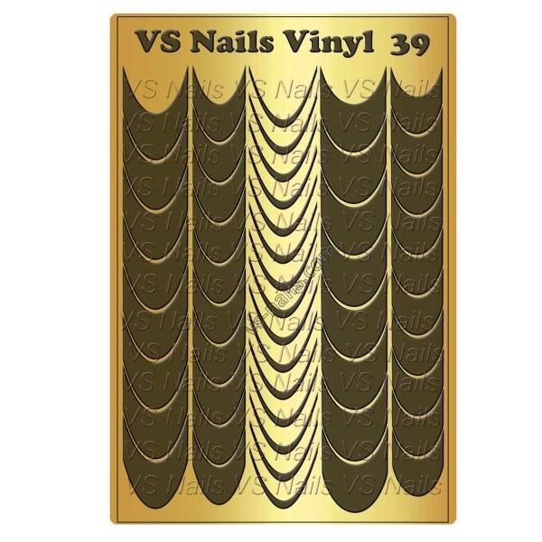 VS-Nails Airbrush & Aeropuffing stencil Vinyl 39
