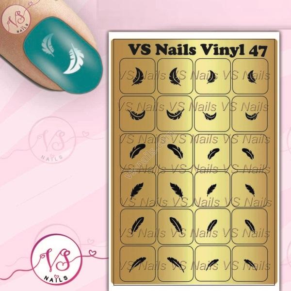 VS-Nails Airbrush & Aeropuffing stencil Vinyl 47