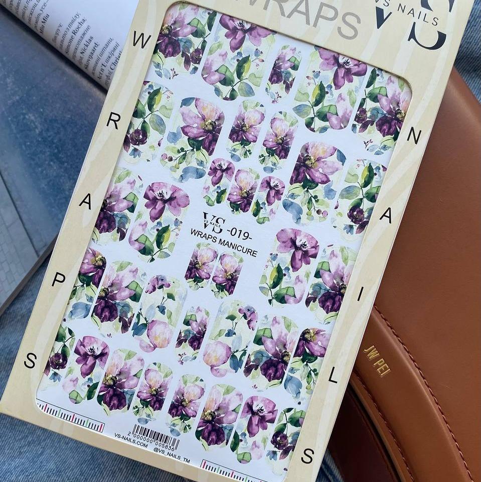 VS - Nails Manicure Wrap 019 - Level Up Beauty Supply