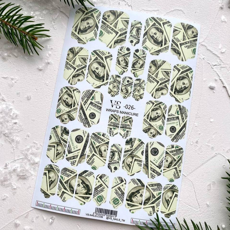 VS - Nails Manicure Wrap 026 - Level Up Beauty Supply