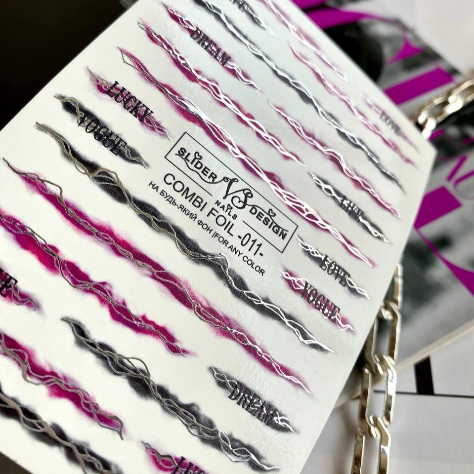 VS - Nails Slider Combi Foil - 011 - Level Up Beauty Supply