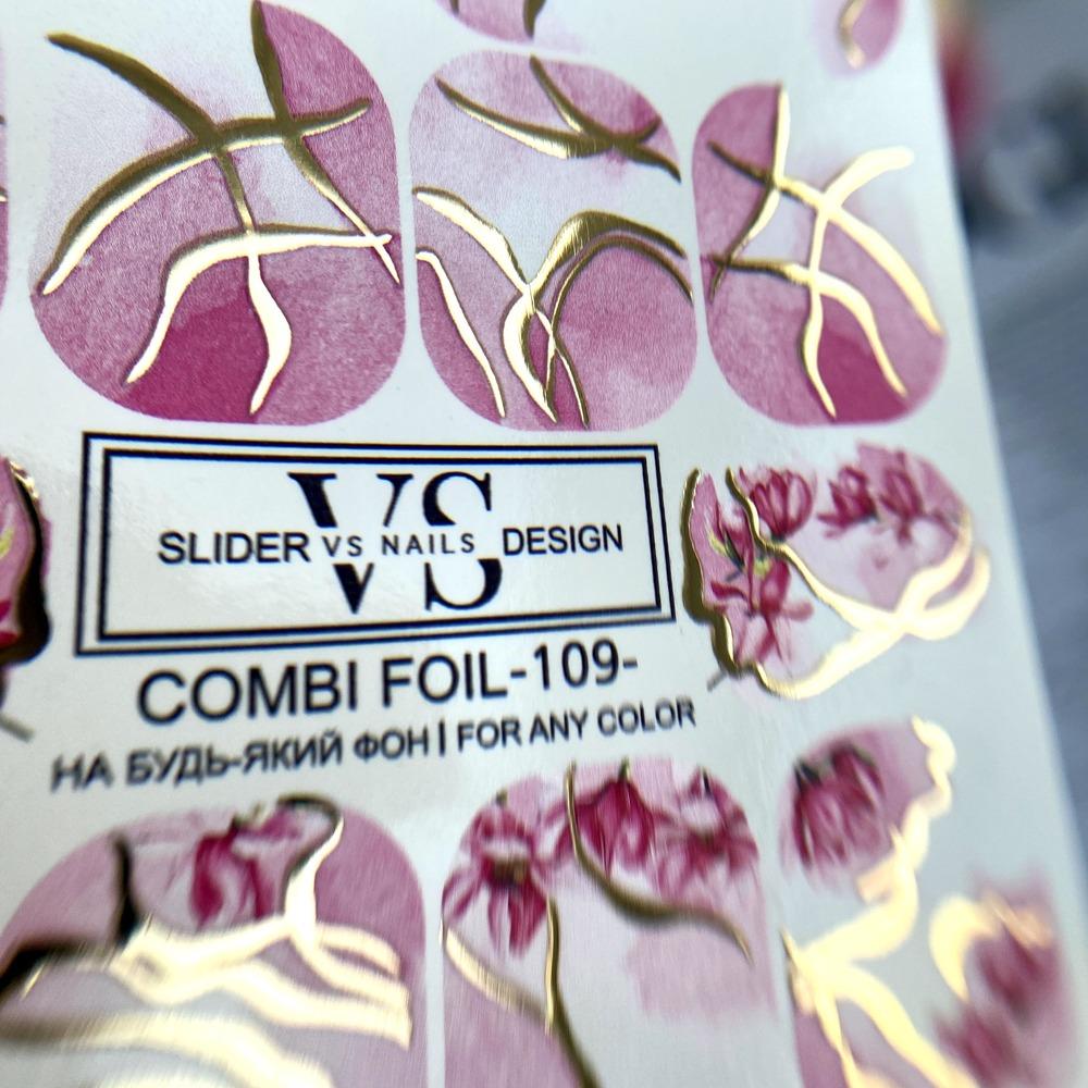 VS - Nails Slider Combi Foil - 109 - Level Up Beauty Supply