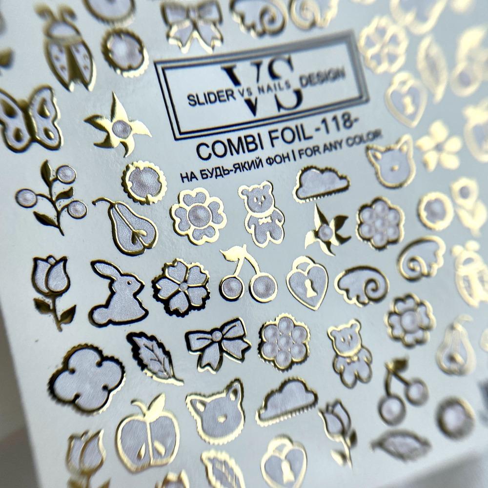 VS - Nails Slider Combi Foil - 118 - Level Up Beauty Supply