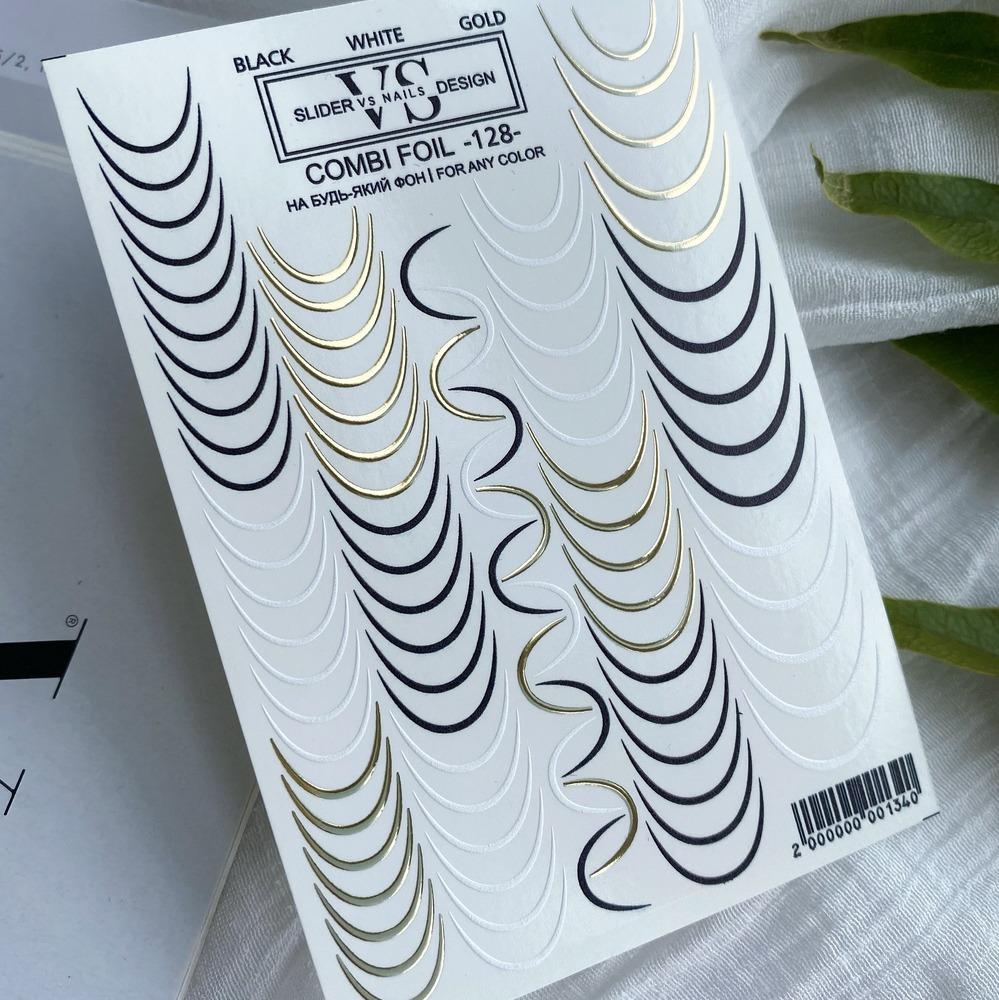 VS - Nails Slider Combi Foil - 128 - Level Up Beauty Supply