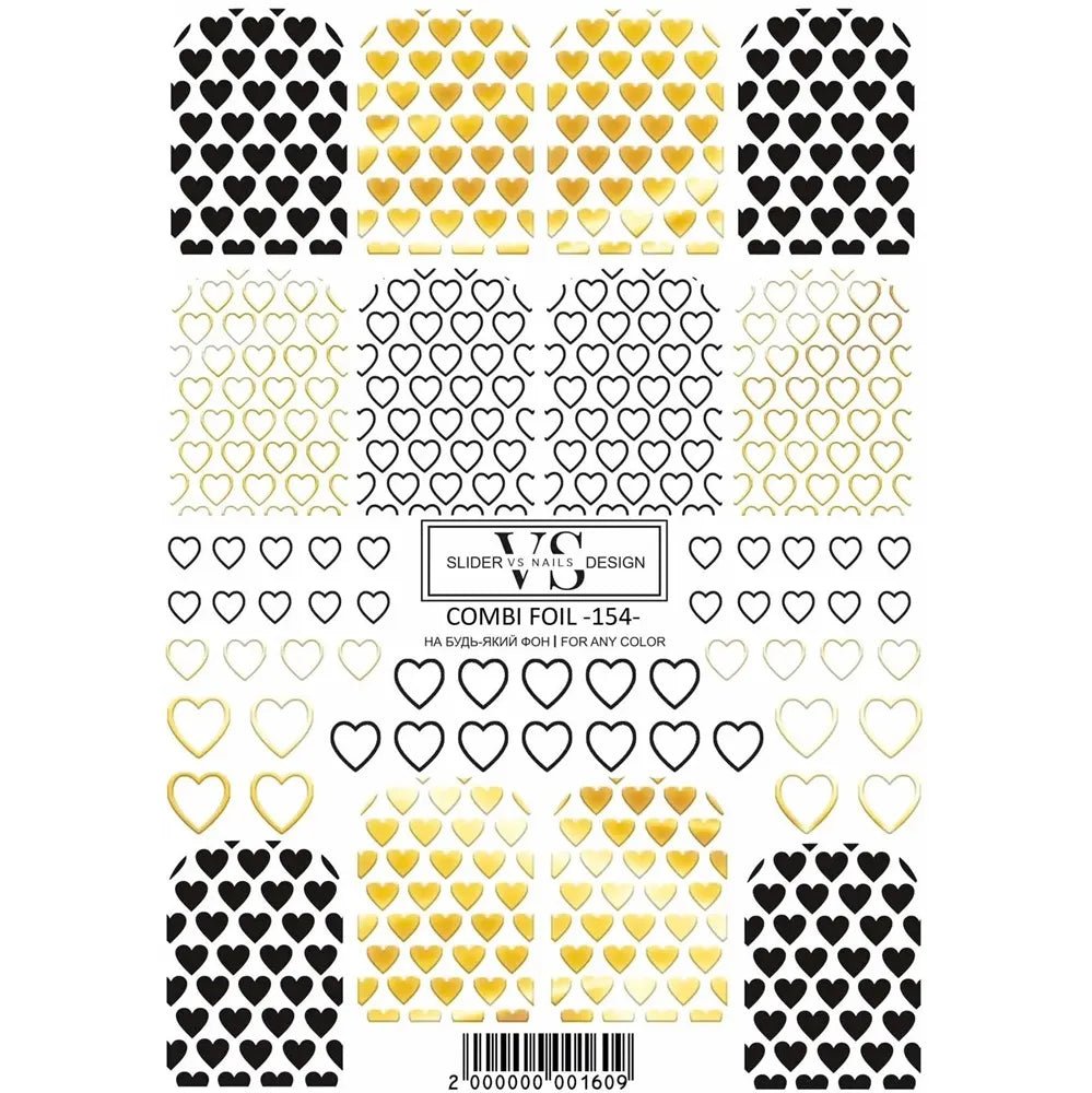 VS - Nails Slider Combi Foil - 154 - Level Up Beauty Supply
