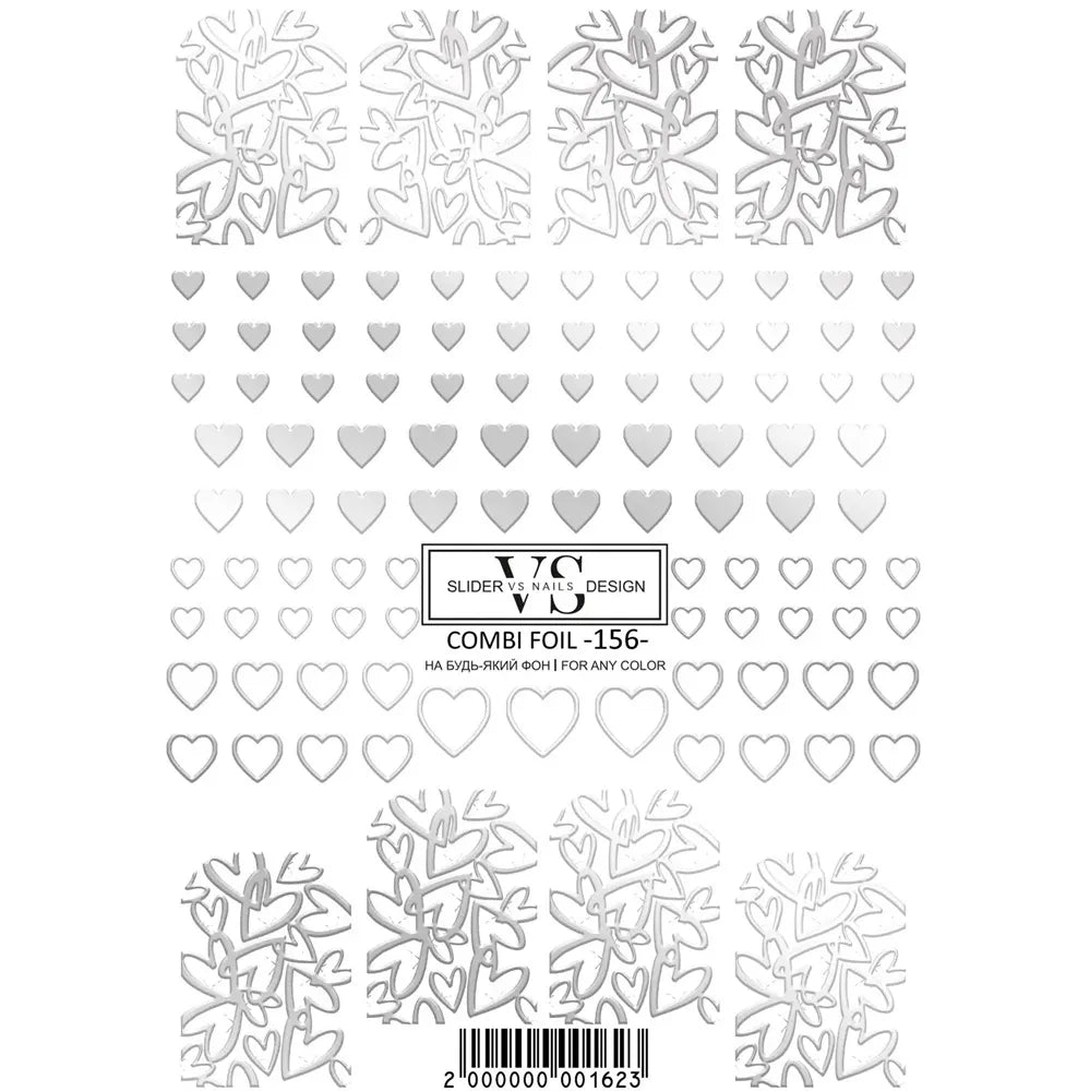 VS - Nails Slider Combi Foil - 156 - Level Up Beauty Supply