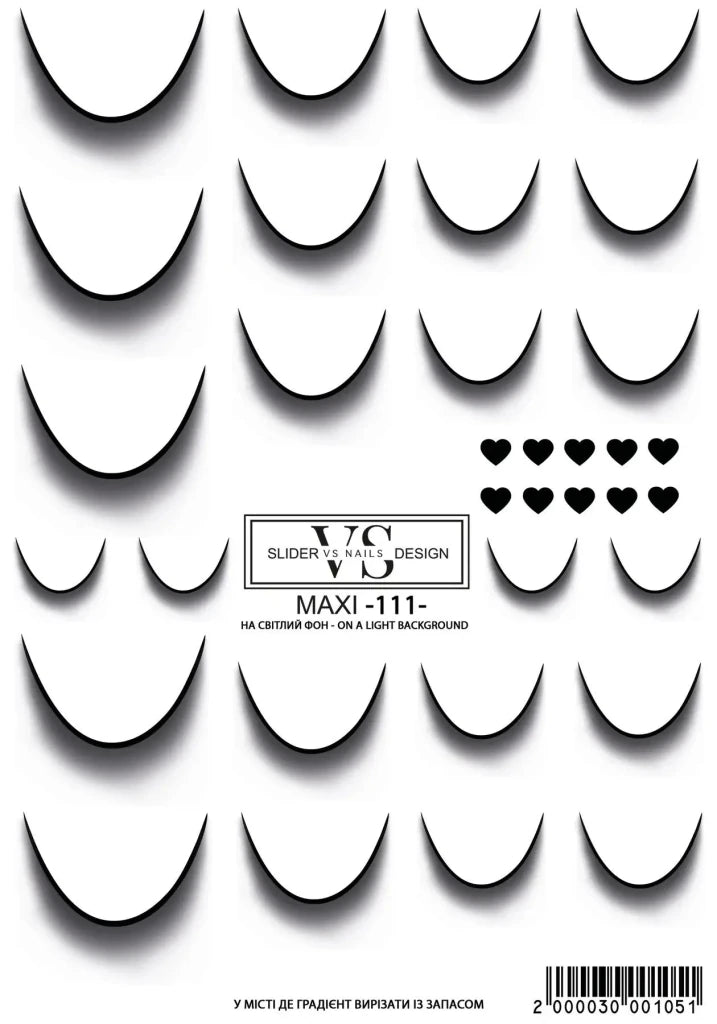 VS - Nails Slider Maxi - 111 - Level Up Beauty Supply